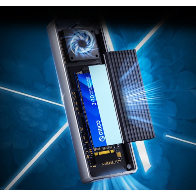 ORICO θήκη για M.2 NVME SSD CNM2-G20, 20Gbps, γκρι
