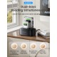 ORICO docking station για 2.5" ή 3.5" SATA HDD/SSD DD28U3-C, 2 θέσεων, 5Gbps, clone function, μαύρο