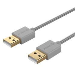 ORICO καλώδιο USB 2.0 U2-AA02, 480Mbps, 1m, γκρι