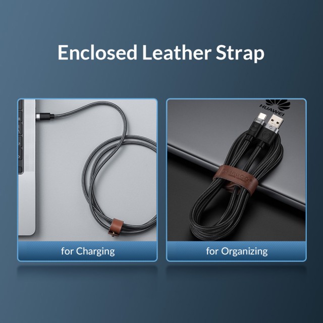 ORICO καλώδιο USB-C C2CZ, 100W, 480Mbps, 1m, μαύρο