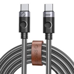 ORICO καλώδιο USB-C C2CZ, 100W, 480Mbps, 1m, μαύρο