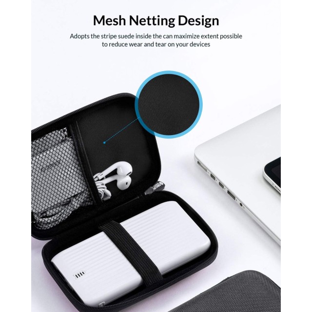 ORICO θήκη οργάνωσης αξεσουάρ PHD-25, 16x11x4cm, μαύρη