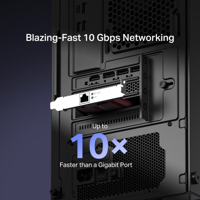 MERCUSYS κάρτα επέκτασης δικτύου PCIe σε RJ45 MA510E, 10Gbps, V1.0