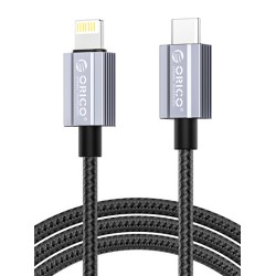 ORICO καλώδιο Lightning σε USB-C GQA29, 29W, 480Mbps, 1m, μαύρο