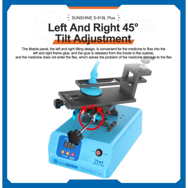 SUNSHINE διαχωριστής LCD οθόνης S-918L Plus για επισκευές κινητών, 400W