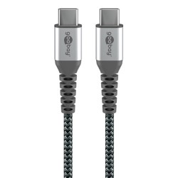 GOOBAY καλώδιο USB-C 79559, 60W, 480Mbps, 0.15m, μαύρο