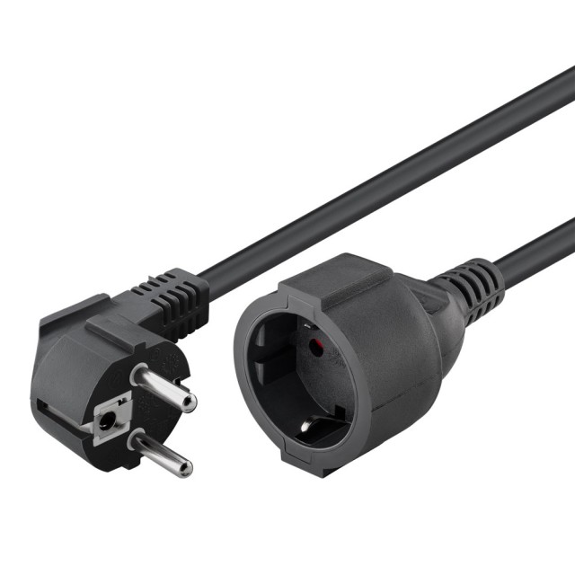 GOOBAY μπαλαντέζα προέκταση ρεύματος 93095, schuko, 3x 1.5mm², 10m, μαύρη