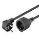 GOOBAY μπαλαντέζα προέκταση ρεύματος 93095, schuko, 3x 1.5mm², 10m, μαύρη