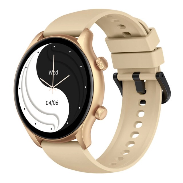 ZEBLAZE smartwatch Btalk 3 Plus, heart rate, 1.39" IPS, χρυσό