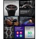 ZEBLAZE smartwatch Vibe 7 Pro, heart rate, 1.43" AMOLED, 3 ATM, ασημί