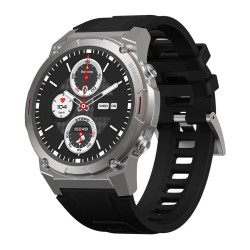 ZEBLAZE smartwatch Vibe 7 Pro, heart rate, 1.43" AMOLED, 3 ATM, ασημί