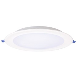 POWERTECH LED φωτιστικό downlight PT-1559, 9W, Φ116x25mm, 4000K, 765lm, λευκό