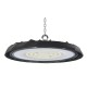 POWERTECH LED φωτιστικό καμπάνα PT-1557, 100W, 6500K, Φ30x4cm, IP65, μαύρο