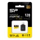 SILICON POWER κάρτα μνήμης microSDXC Inspire με card reader, 128GB, C10 UHS-I U3 V30 A2