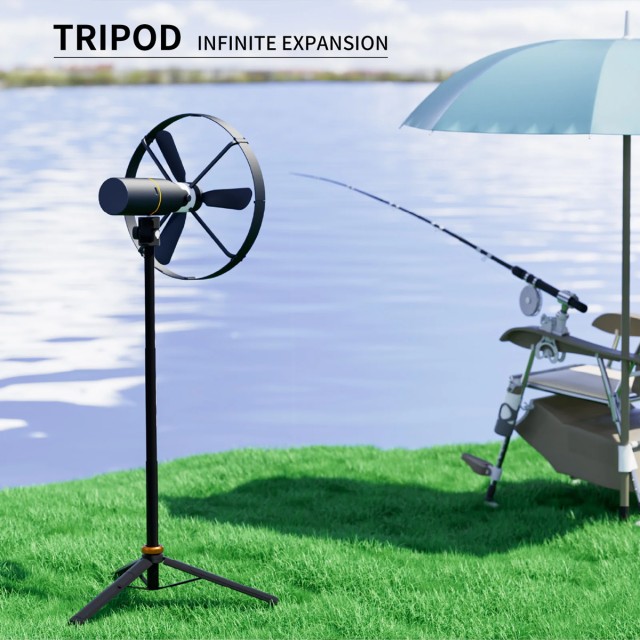 BAYU camping kit με powerbank/ανεμιστήρα/φωτιστικό/συσκευή για κουνούπια C-Pro