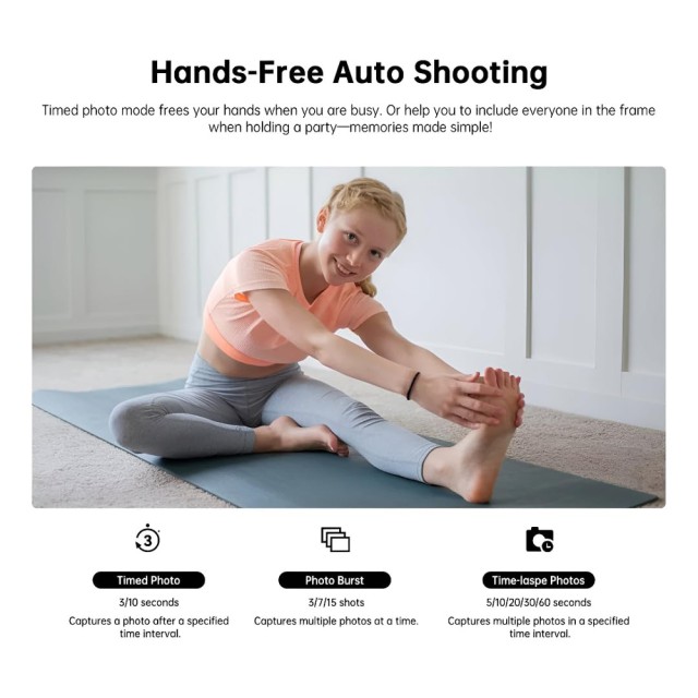 SJCAM compact φωτογραφική μηχανή ZV200, 12MP, 16x ψηφιακό zoom, μαύρη