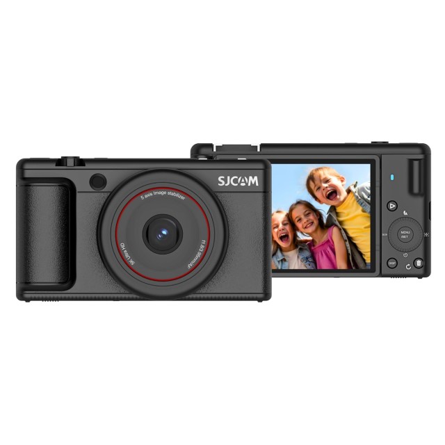 SJCAM compact φωτογραφική μηχανή ZV200, 12MP, 16x ψηφιακό zoom, μαύρη