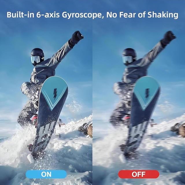 SJCAM action camera SJ20 με 2x φακούς, 2x οθόνες, 20MP/4K, WiFi, αδιάβροχη θήκη, μαύρη