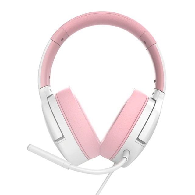 SADES gaming headset Spower, 3.5mm σύνδεση, 40mm, multi-platform, ροζ/λευκό