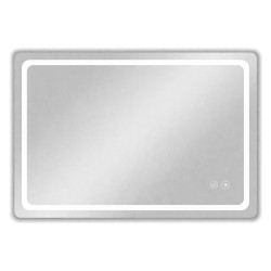 BRUNO καθρέφτης μπάνιου LED BRN-0285, ορθογώνιος, 24W, 60x80cm, IP67