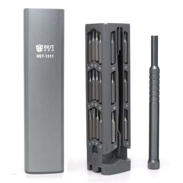 BEST σετ κατσαβίδι ακριβείας BST-1311 με 42 μύτες, με θήκη, 45τμχ