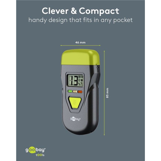 GOOBAY ψηφιακό θερμόμετρο & υγρασιόμετρο 77832