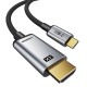 CABLETIME καλώδιο USB-C σε HDMI CT-PU31-CMHD4, 4K/60Hz, 1.8m, μαύρο