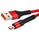 CABLETIME καλώδιο micro USB σε USB CT-C165-P05, 2.4A, 480Mbps, 1m, κόκκινο