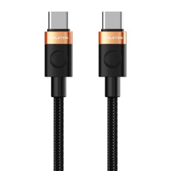CABLETIME καλώδιο USB-C CT-CM60, 60W, 480Mbps, 1m, μαύρο