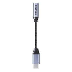 CABLETIME αντάπτορας USB-C σε 3.5mm CT-CMAUF-AG, γκρι