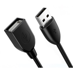 CABLETIME καλώδιο προέκτασης USB 2.0 CT-AMAF2.0, 480Mbps, 1.5m, μαύρο