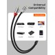 CABLETIME καλώδιο ήχου 2x RCA σε 2x RCA CT-RCA, 1m, μαύρο