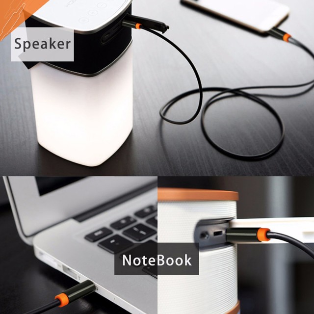 CABLETIME καλώδιο ήχου 3.5mm CT-AV311-P11G, gold plated, 0.5m, μαύρο