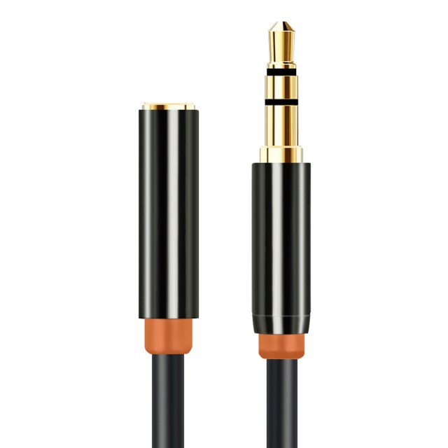 CABLETIME καλώδιο προέκτασης ήχου 3.5mm CT-AV311-P11FG, gold plated, 3m, μαύρο