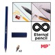 MP eternal μολύβι PE560 με γόμα & 2x ανταλλακτικές μύτες, μπλε