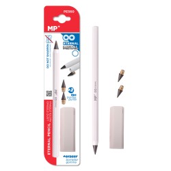 MP eternal μολύβι PE560 με γόμα & 2x ανταλλακτικές μύτες, λευκό