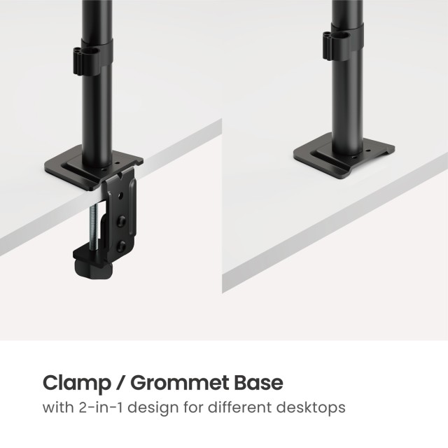 POWERTECH βάση γραφείου οθόνης ή laptop PT-1570, 17-32", έως 10kg