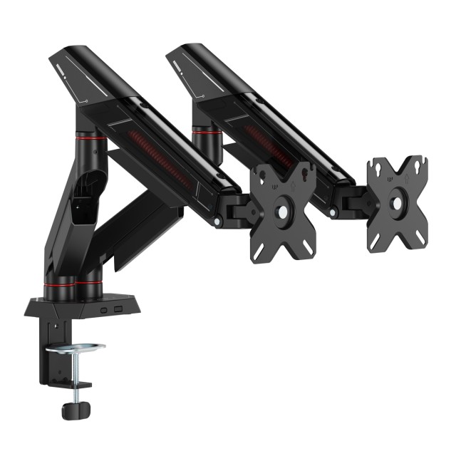 BRATECK βάση γραφείου για 2x οθόνες LDT114-C024, 17-35", έως 12kg