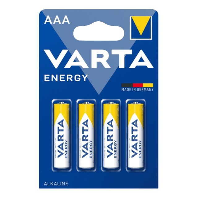VARTA αλκαλικές μπαταρίες Energy, AAA/LR03, 1.5V, 4τμχ