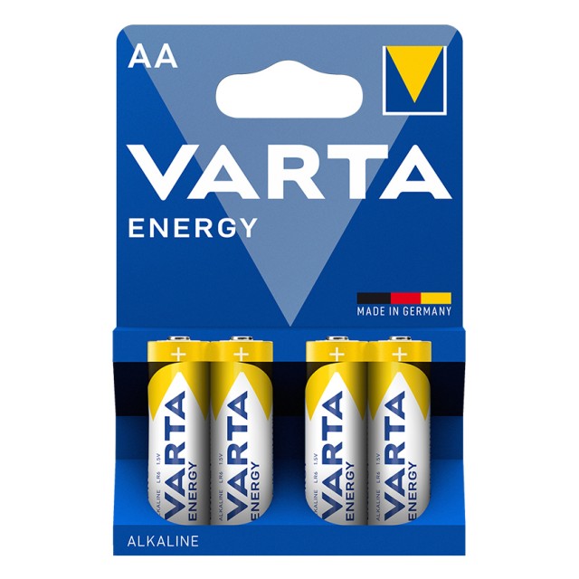 VARTA αλκαλικές μπαταρίες Energy, AA/LR6, 1.5V, 4τμχ