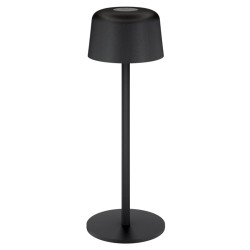 GOOBAY επιτραπέζιο φωτιστικό 77675, 3000K, dimmable, επαναφορτιζόμενο, μαύρο