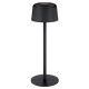 GOOBAY επιτραπέζιο φωτιστικό 77675, 3000K, dimmable, επαναφορτιζόμενο, μαύρο