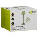 GOOBAY επιτραπέζιο φωτιστικό 77677, 3000K, dimmable, επαναφορτιζόμενο, πράσινο