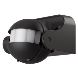 GOOBAY αισθητήρας κίνησης 79590, έως 12m, ρυθμιζόμενη κλίση, IP44, μαύρος