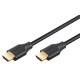 GOOBAY καλώδιο HDMI 2.2 80091, 16K/60Hz, 96 Gbps, 1m, μαύρο