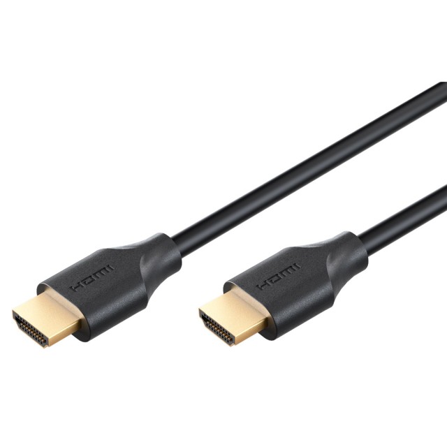 GOOBAY καλώδιο HDMI 2.2 80094, 16K/60Hz, 96 Gbps, 2m, μαύρο