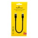 POWERTECH καλώδιο USB-C PTR-0204, PD 60W, 480Mbps, 25cm, μαύρο