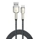 POWERTECH καλώδιο USB-C σε USB PTR-0199, PD 60W, 480Mbps, 1m, μαύρο/γκρι