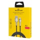 POWERTECH καλώδιο USB-C σε USB PTR-0199, PD 60W, 480Mbps, 1m, μαύρο/γκρι