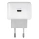 POWERTECH φορτιστής τοίχου PT-1581 με καλώδιο, USB-C, 40 έως 60W, GaN, AVS, λευκός